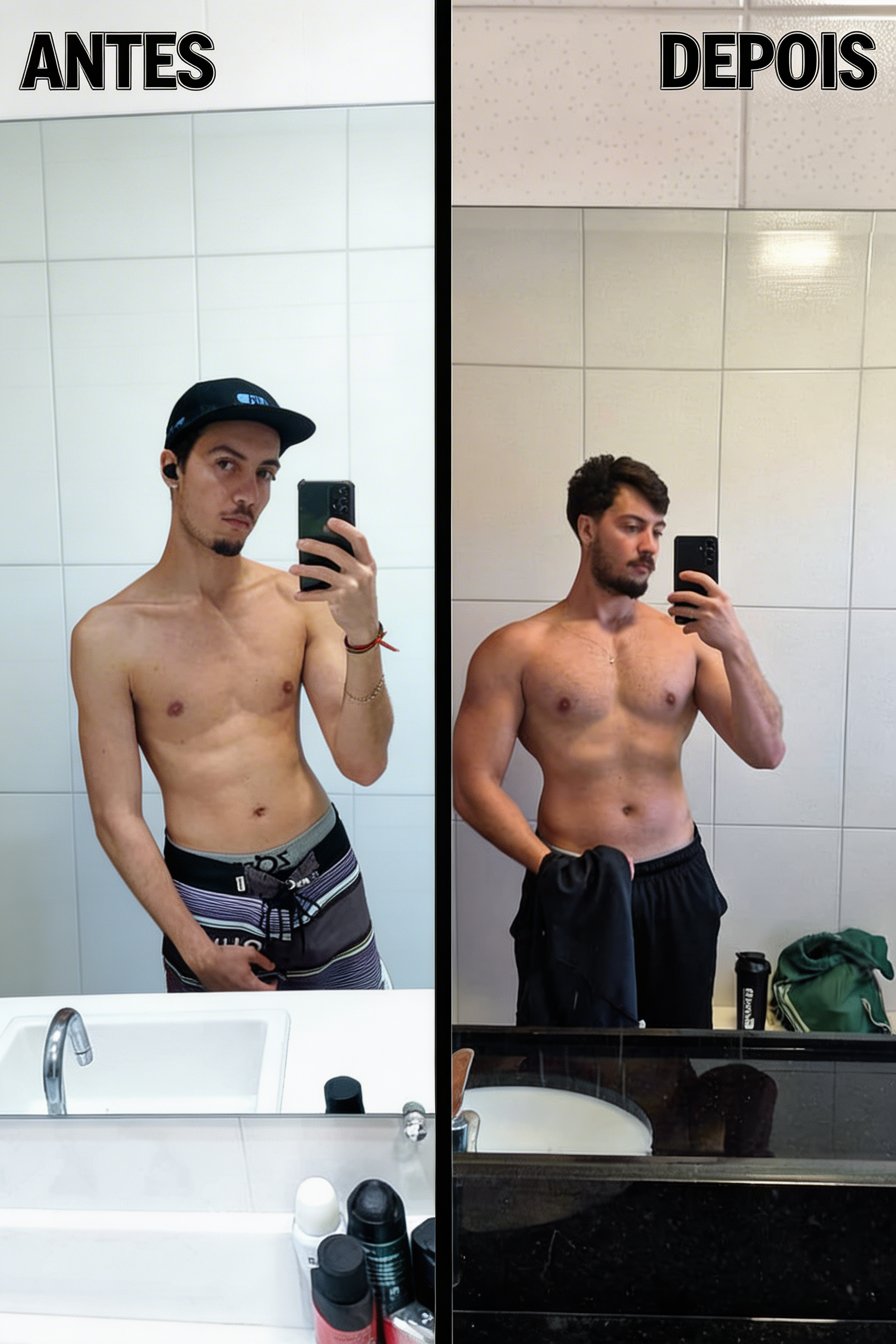 Antes e Depois Parra